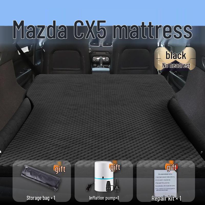 Cama de Carro para Mazda CX5: Colchão Inflável para Banco Traseiro e Colchonete para Dormir no Porta-Malas de SUV.