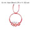 Bracciale Floreale Hawaiano Boho per Donna Corda Intrecciata con Perline Braccialetto Vacanza Estiva in Spiaggia Feste Gioielli Migliori Regali per Amici