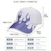 Spring and summer new personalized design fashionable flame hot diamond versatile baseball cap women's outdoor leisure sunshade cap