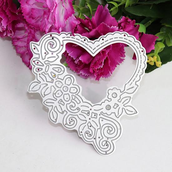 Cutting Dies Stencil DIY Scrapbook Paper Card Craft Love Heart Flower Cutter