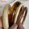 Boho Fashion Stackable Acrylic Resin Bangle Set for Women 1/4Pcs Bracelet Trendy Jewelry for Graduation Gift for Her