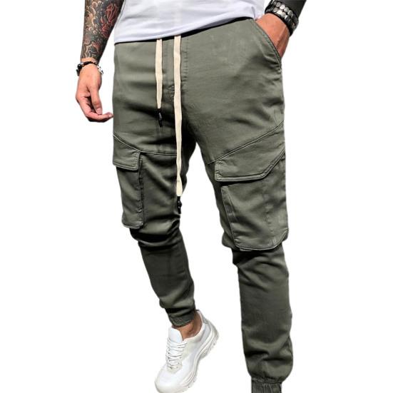 Mens pants with elastic cuffs Clearance