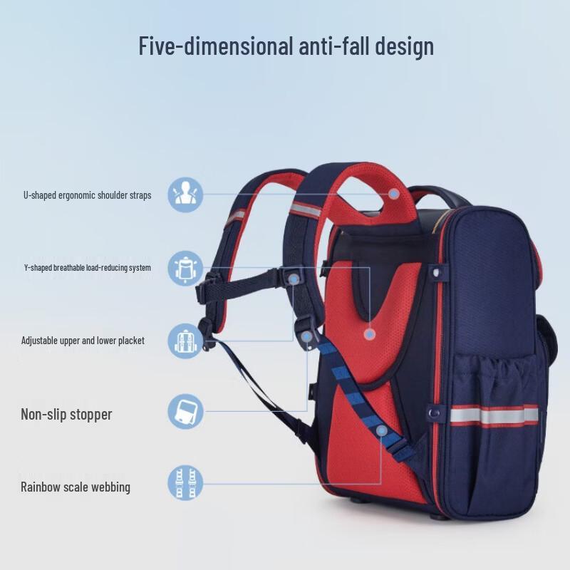KALA·Y Ergonomic Anti-Sagging Kids School Backpack