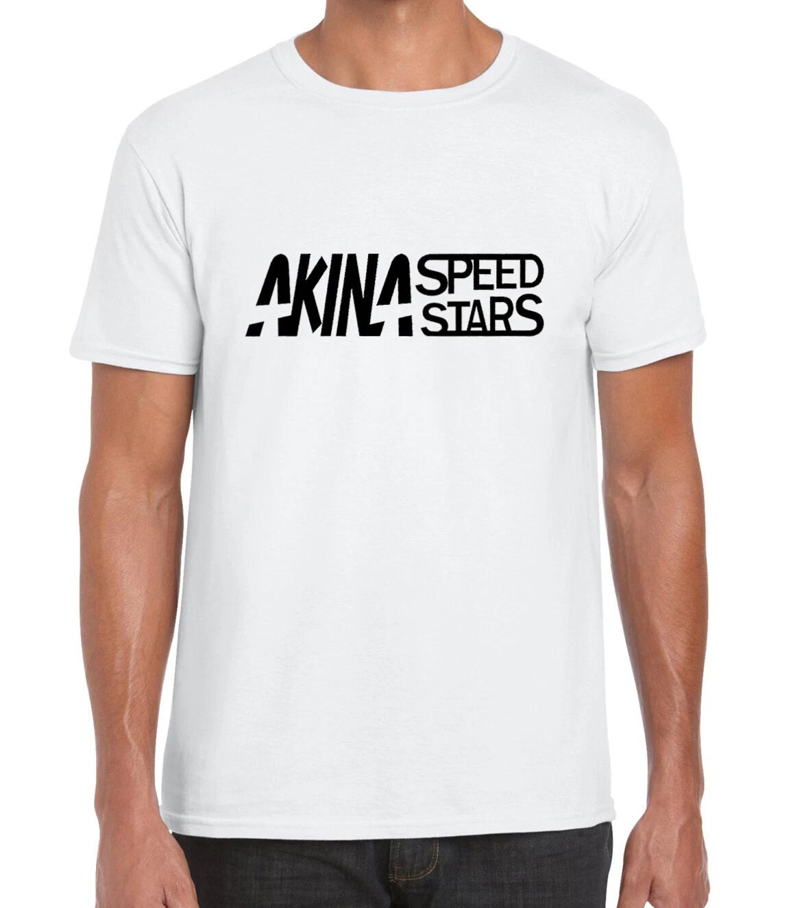 Akina Speed Stars Initial D Anime Printed Cotton Unisex T-Shirt Top Tee 100