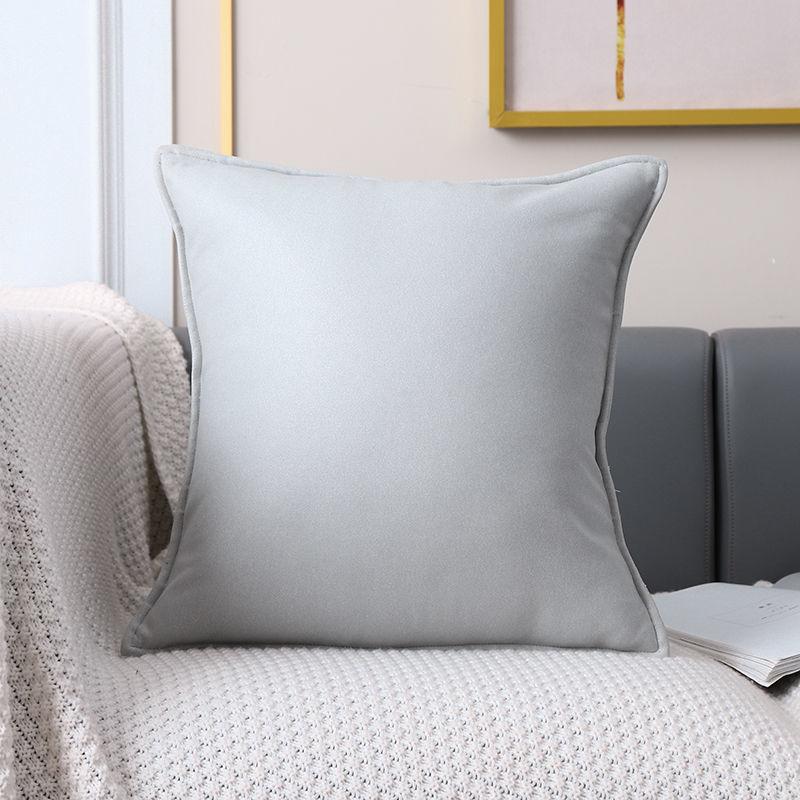 Tech Fabric Pillow Cover - Luxury Minimalist Cushion for Sofa, Office Chair, Bed Backrest & Modern Home Decor