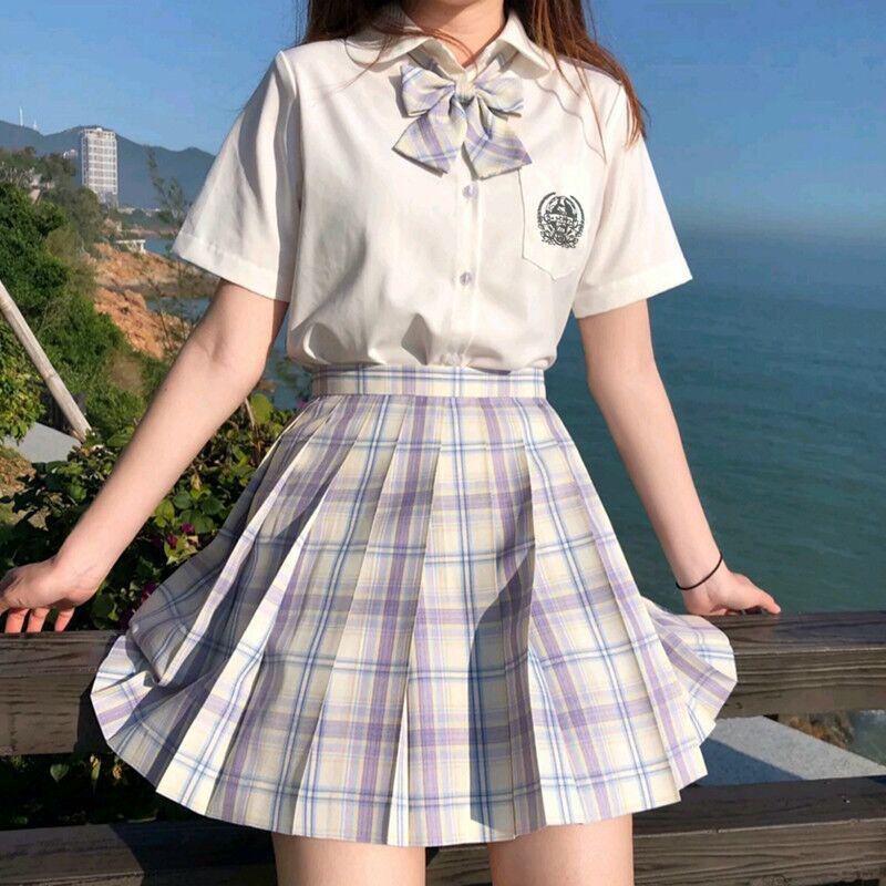 Rabbit Sew Summer School Style JK Uniform Set - Gentle Skirt and Top