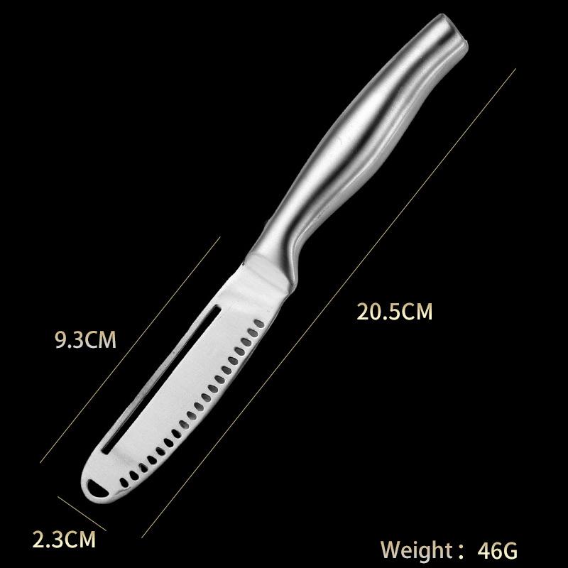 

Нож для масла 3 в 1 Нож для масла из нержавеющей стали Нож для сыра Десертные джемовые шпатели Скребок для крема Разделитель хлеба Намазыватель для масла