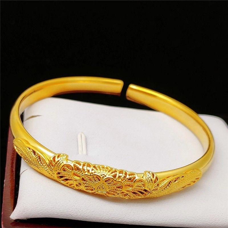 Flower Blossom Wealth Open Bracelet Women's Niche High-end Accessories