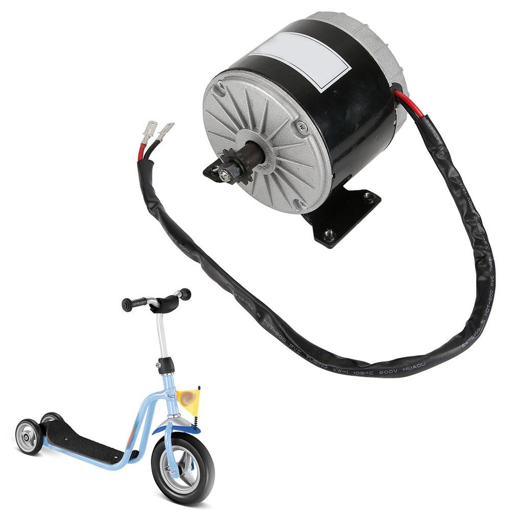 MY1016 24V 350W Motore a Spazzole 2750RPM Magnete Permanente CC Alta Velocità per Monopattino Elettrico