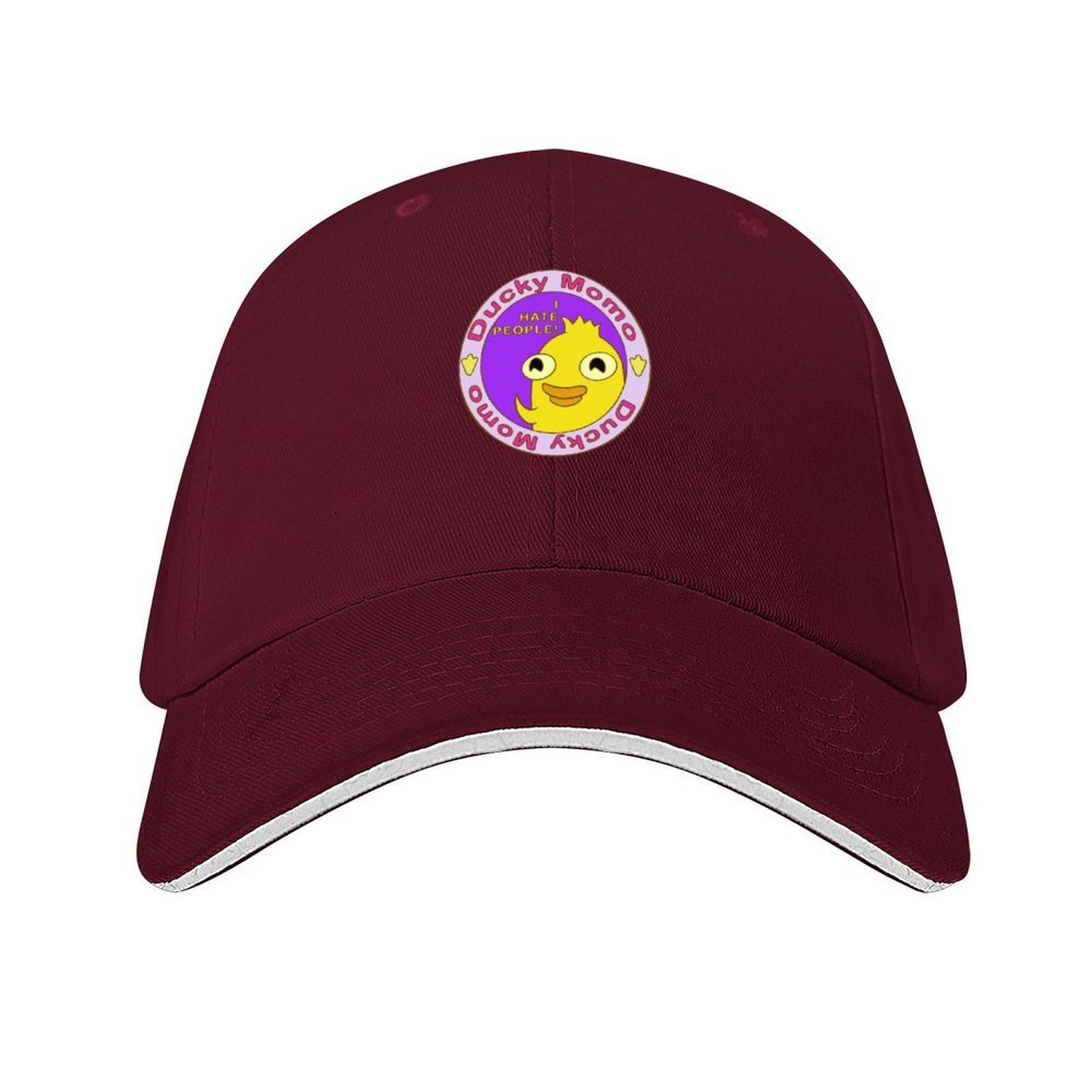 Ducky Momo I Hate People Baseball Cap Sun Cap F Sports Cap Mountaineering Women Mens