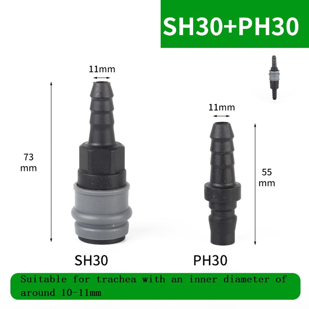 C-Type Self-Locking Quick Connector Compressor Pneumatic Fittings 8mm 10mm 12mm Pipe Interface Garden Irrigation Water Connector