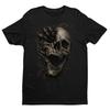 Horror Skull Monster Claw Scratch Graphic T-Shirt Men Gothic Tee Top