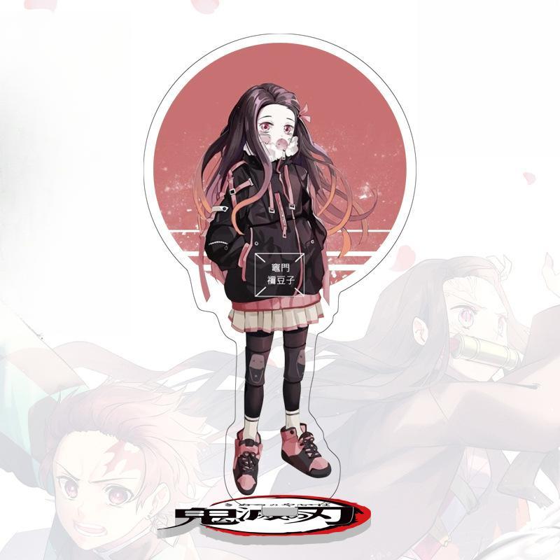 Standee de 16 cm de altura de "Demon Slayer" de Tanjiro y Nezuko - Adorno Acrílico