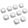 10 PCS Diamond Shape Empty Plastic Jars Pot Reusable Leakproof Cosmetic Containers for Creams Lotions Cosmetics