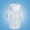 Daisy Frosted Transparent Flower Cups - Portable, Stylish Gift for Men, Women, and Students