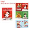 Christmas Santa Money Holder Greeting Card Practical Cash Gift Solution for Christmas Present Exchanging