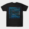 Asian Size Unisex T-shirt Print T-shirt Words Coined By Lewis Carroll No-Cut Print Cotton Tshirt