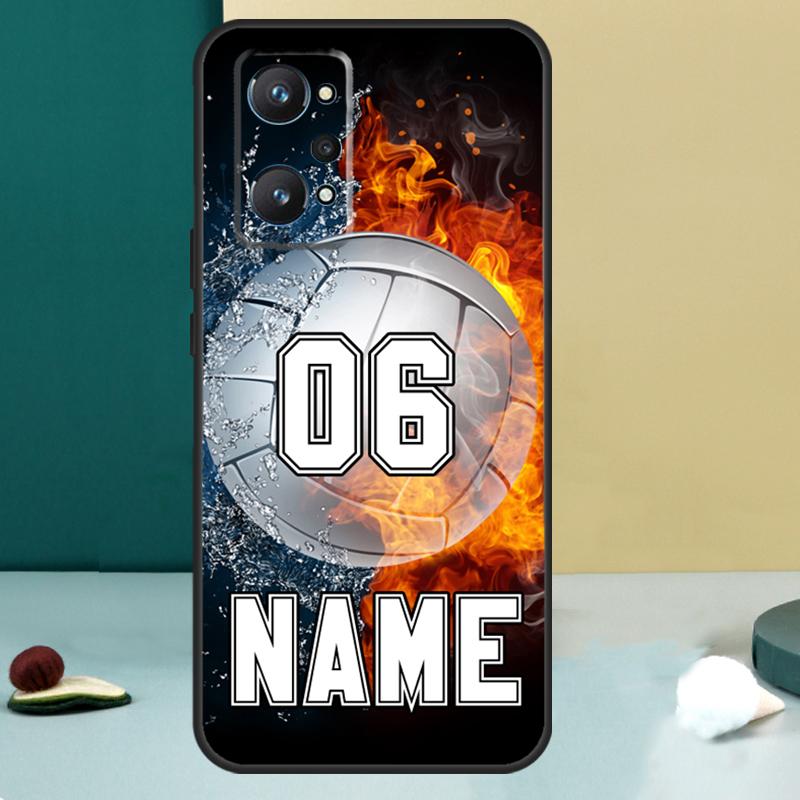

PERSONALIZED NUMBER NAME Hockey For OPPO Realme C33 C55 C35 C31 C30 C21Y C25 C11 C15 GT Neo 5 3T 2T 8 9 10 11 Pro Plus Case Realme C30
