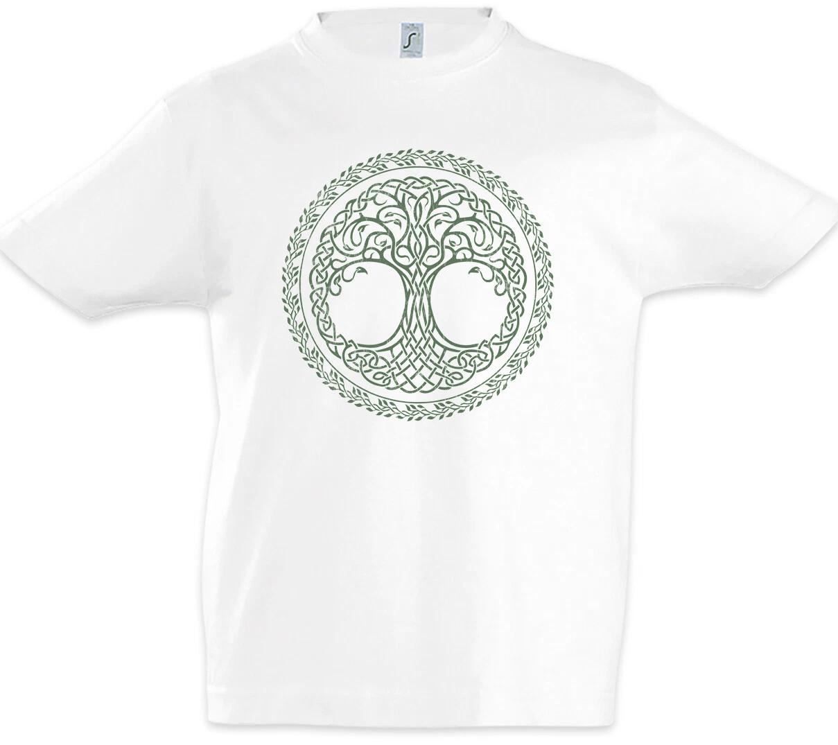 Yggdrasil Circle Boys kids boys T-Shirt Tree of Life Viking Tree of Life World Tree 100