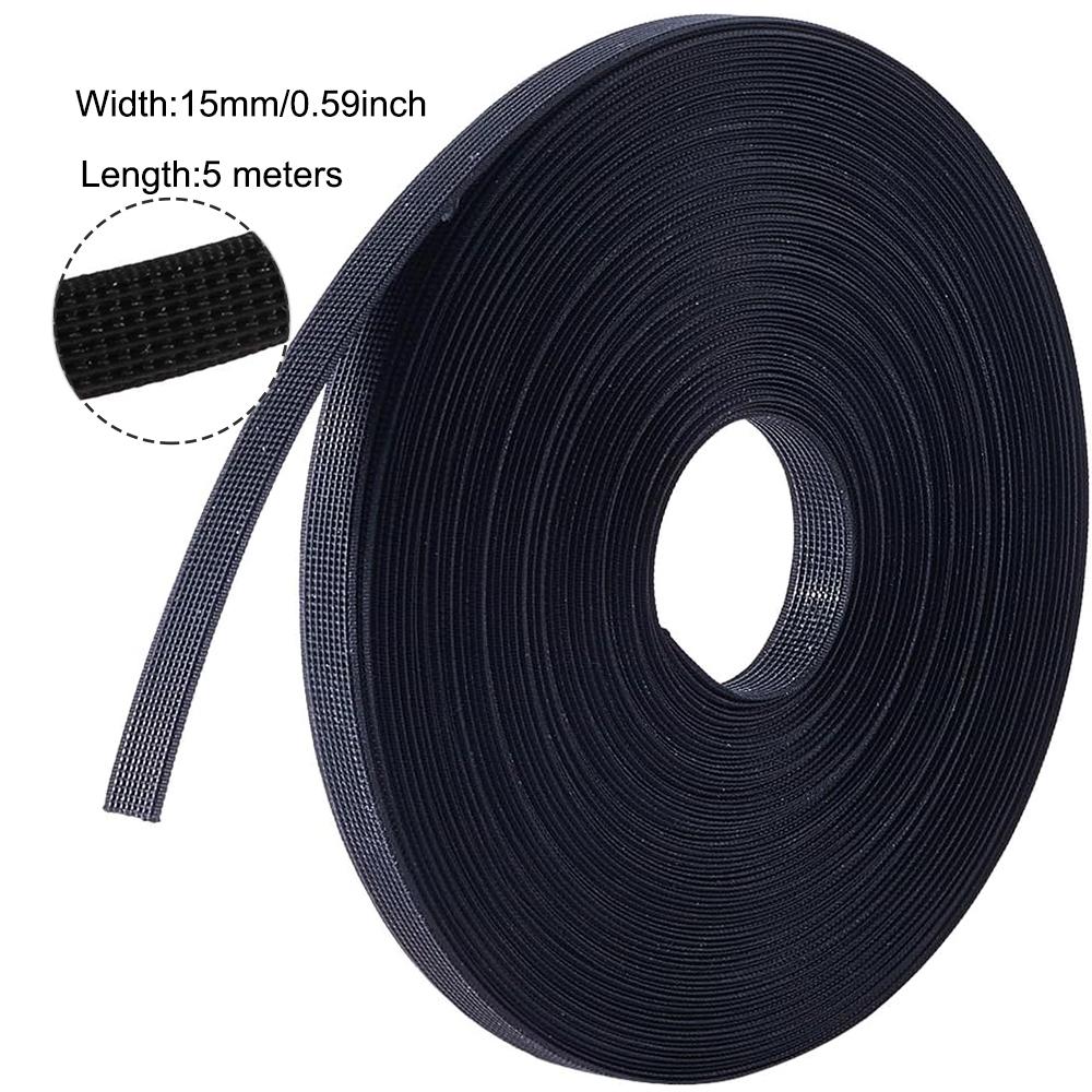 

Косточки для шитья корсета, Широкие полиэстеровые косточки для шитья Аксессуары для одежды Инструмент для косточек бюстгальтеров для корсетов Свадебные платья Вечерние платья Нижнее белье Шляпы Black 15mm