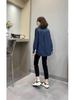Women's Loose Blue Denim Shirt Jacket - Korean Style Spring/Autumn Fashion, Versatile Casual Base Layer