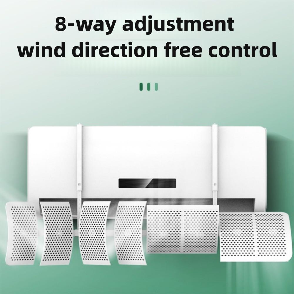 Retractable Air Conditioning Windshield Device Adjustable Air Conditioning Guide Plate  Study Room