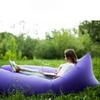 Sofá Inflable, Tumbona Inflable Impermeable Portátil con Cojín Cómodo, para Acampar, Vacaciones, Senderismo, Piscina Y Fiestas En La Playa