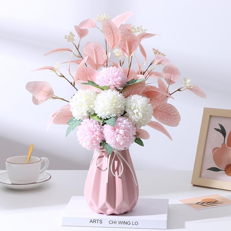 Nordic Artificial Silk Flowers Bridal Shower Wedding Anemone Bouquet Home Party Table Decoration Fake Flower Plant DIY Srapbook