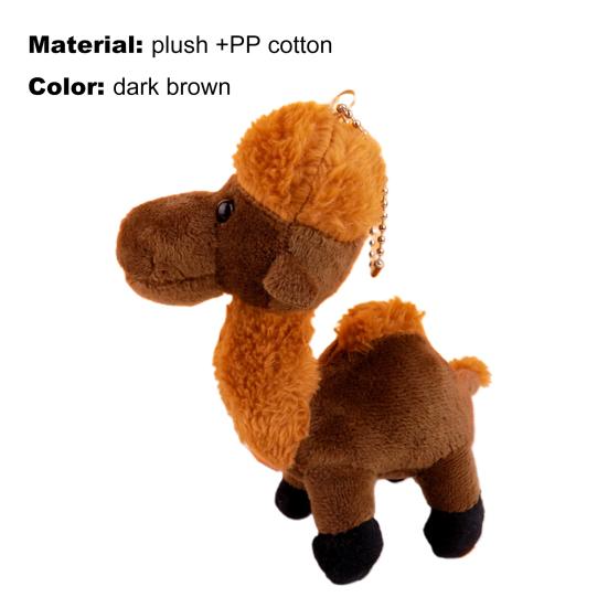 Doll Lifelike Cuddly Soft Animal Baby Key Chain Toy for Kids