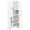 VidaXL Highboard White 69.5x34x180 Cm Engineered Wood 3195747