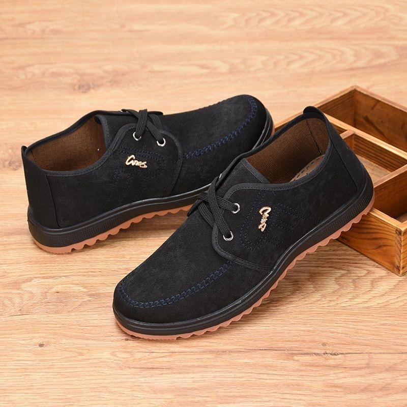 Cloth shoes are wear-resistant, non-slip, and ultra-thick cow tendon soles, lightweight and breathable walking shoes