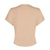 Women's Top Slim Fitting T-Shirt V-Neck Top With Bottom Short Sleeved Sexy Solor Top T-shirt