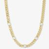 Metal Titanium Steel Bracelet Elegant Rhinestone Bracelet Luxury Cuban Zirconia Necklace  Gifts