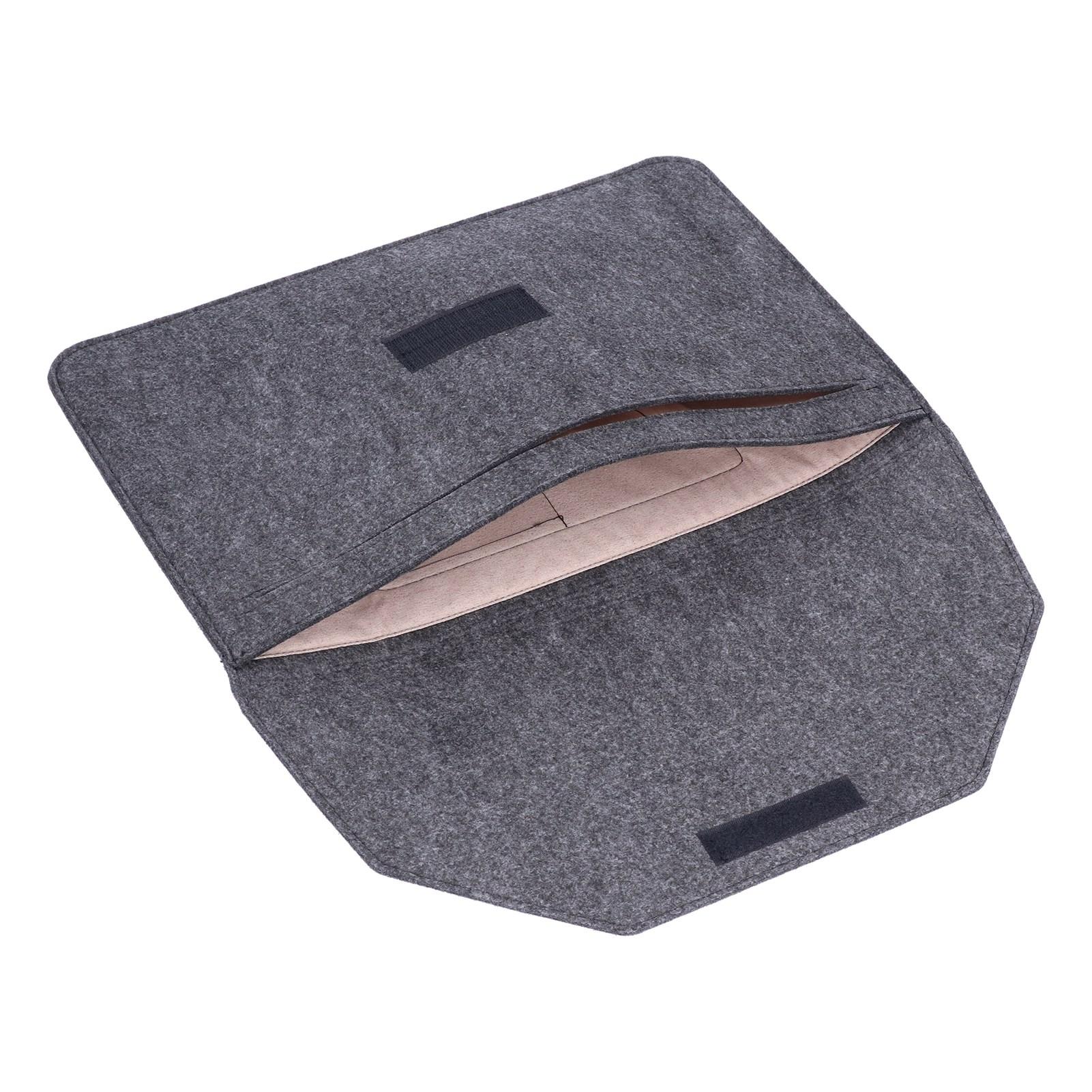 

Сумка-чехол для ноутбука из черного войлока, защитный чехол для ноутбука, аксессуары для MacBook 15,4 дюйма