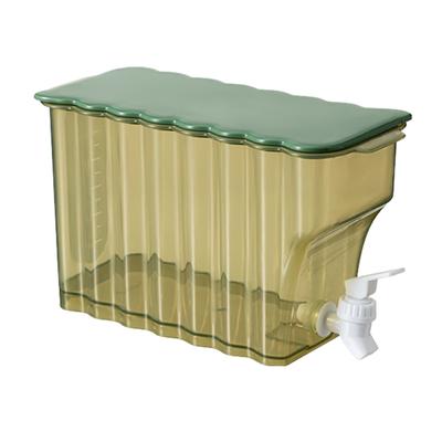 3.6L Cold Drink Dispenser with Faucet Fridge Safe Beverage Dispenser for Parties Leakproof Juice Water Dispenser for BBQ Picnic