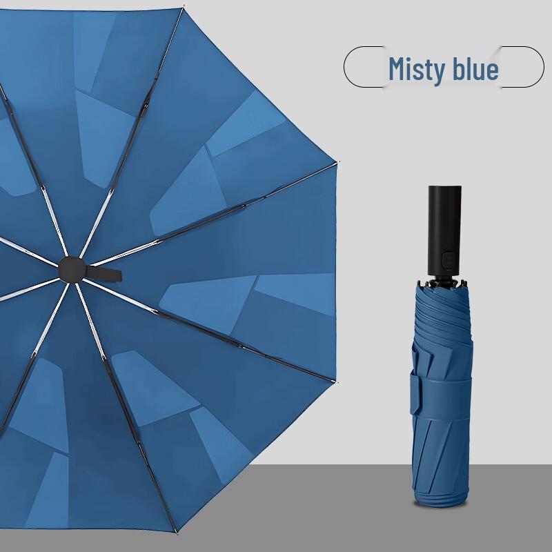 Handun Fully Automatic 8-Rib Folding Sun & Rain Umbrella