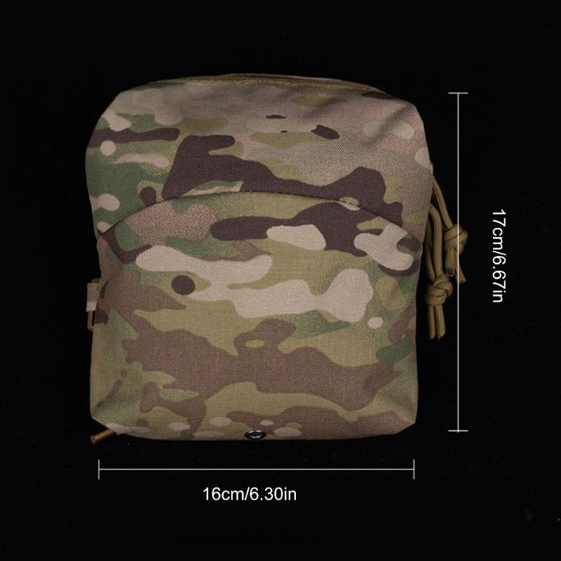 Tactically Belt Bag Nylon Waist Pouch Zippers Sundry Bag Small Size Belt Bag Grocery Pouch for Outdoor Camping Hiking