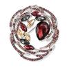 Elegant Crystal Rhinestone Circle Brooch Delicate Lapel Pin for Women Mother's Day Birthday Jewelry Gift