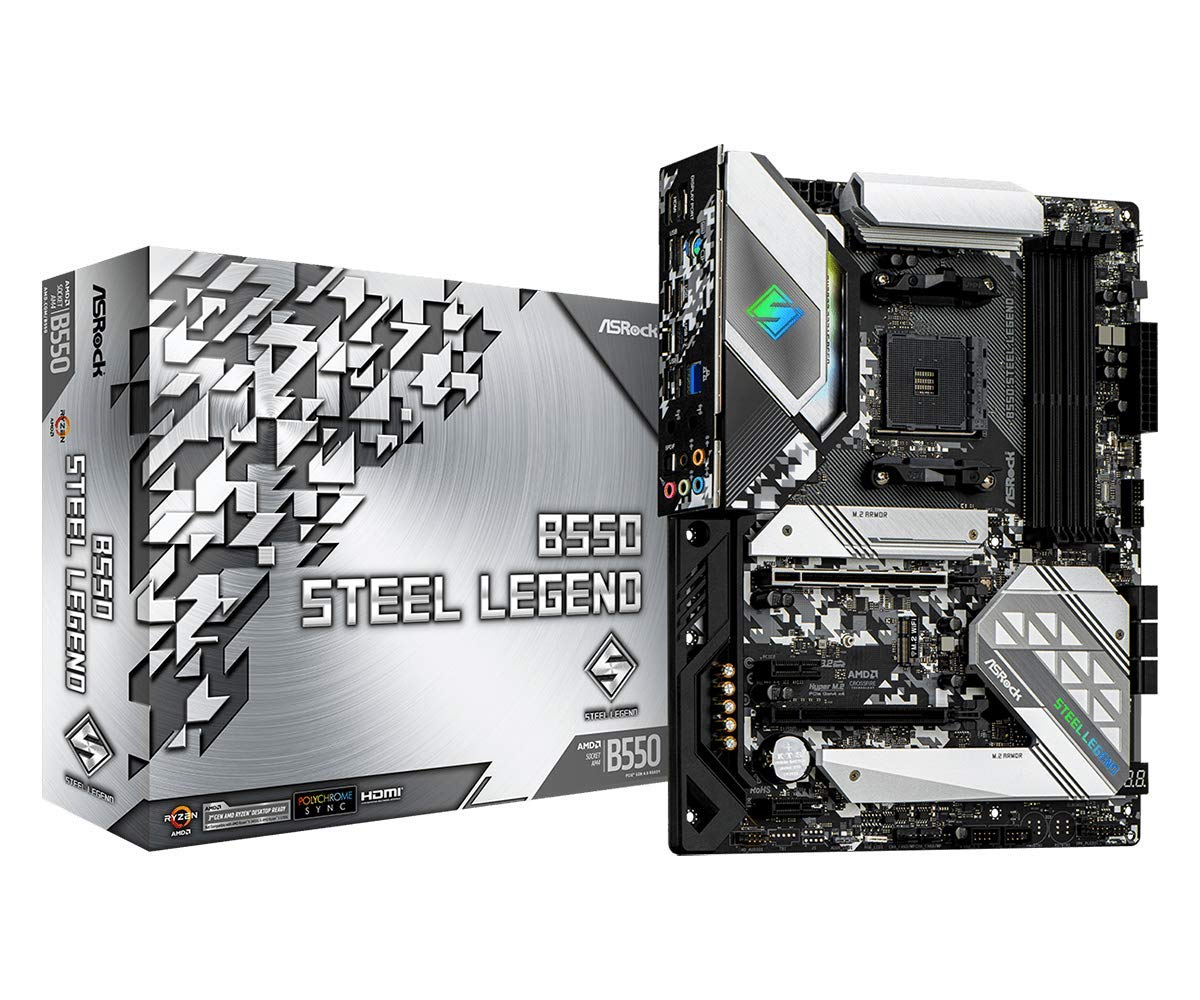 

ASRock AMD Ryzen 5000 series compatible ATX motherboard with B550 chipset authorized distributor B550 Steel Legend (Soket AM4) [Domestic product]