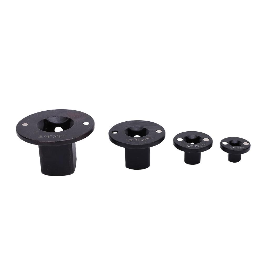 Low Impact Socket Adapter Set Carbon Steel Multifunctional Low Profile Impact Socket Adapter Set for Tight Spaces
