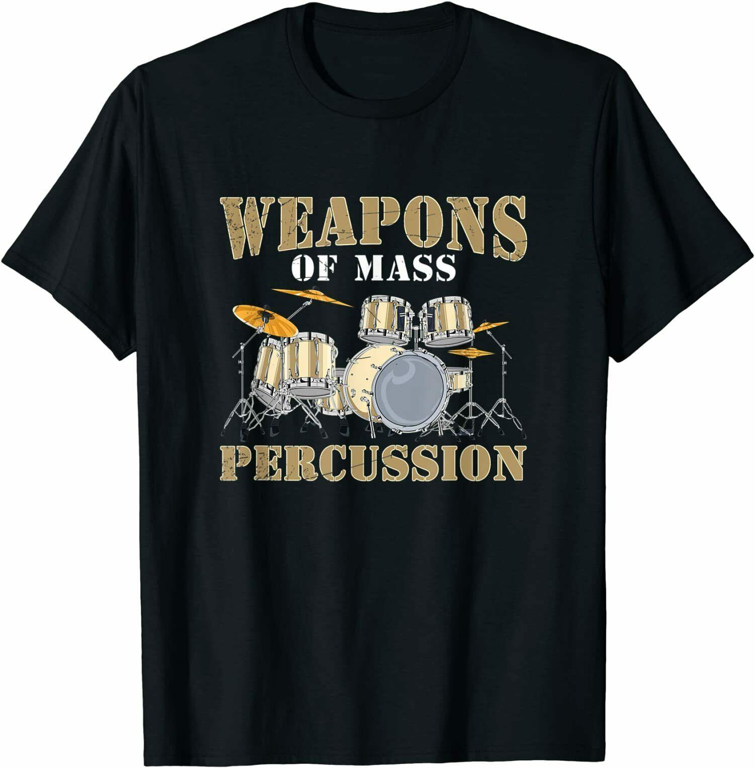 

Футболка с забавными музыкальными барабанами Limited Of Mass Percussion S