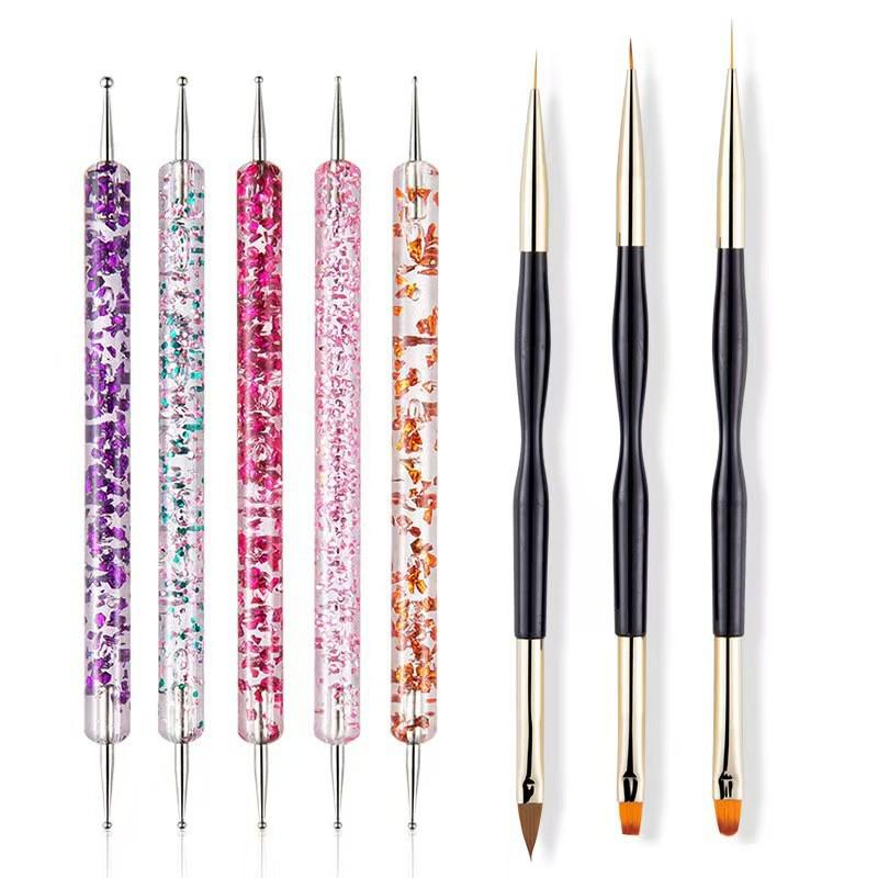 31-Piece and 32-Piece Nail Art Brush Sets - Comprehensive Tool Kit