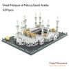 More styles Creative Mosque Famous Architecture Building Block Model Sets Bricks Toys Collection For Kids and Adults Gifts