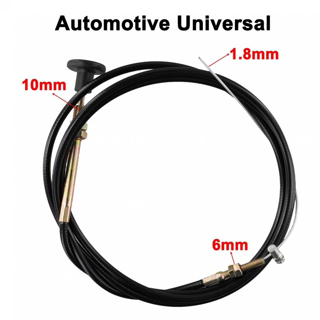 25m Engine Throttle Control Cable Wire Stop Choke For Cars Trucks And Vans