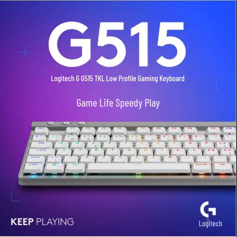 Logitech G515 LIGHTSPEED TKL Low-Profile Wireless Gaming Keyboard
