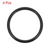 uxcell O-Ring Nitrile Rubber Metric Nitrile Rubber Seal Gasket 48mm Outer Diameter 41mm Inner Diameter 3.5mm Width 4pcs