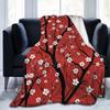 Pink Cherry Blossom Blanket Flower Flower Blanket Ladies Flannel Bed Sofa Soft Nap Blanket