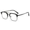 Men’s Retro Photochromic Anti-Blue Light Double-Bridge Myopia Eyeglass Frames