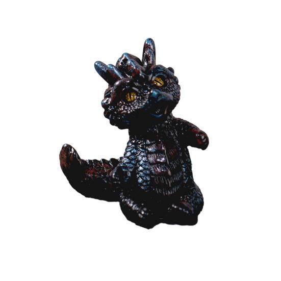 Mini Dragon Ornament Bright Colors Cute Dragon Figurine Resin Ornament for Home New Year Decorations KTY