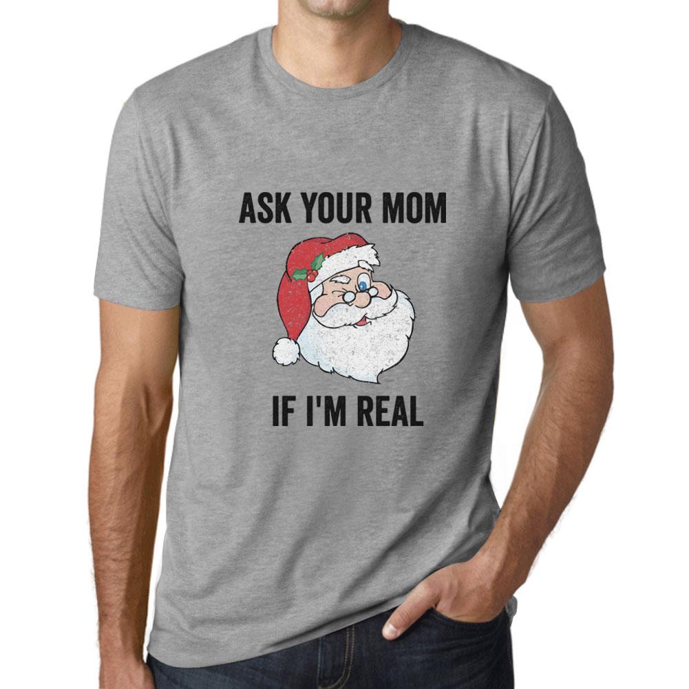 Ultrabasic Homme T-shirt Graphique Pere Noel Drole Idees Cadeaux De Noel